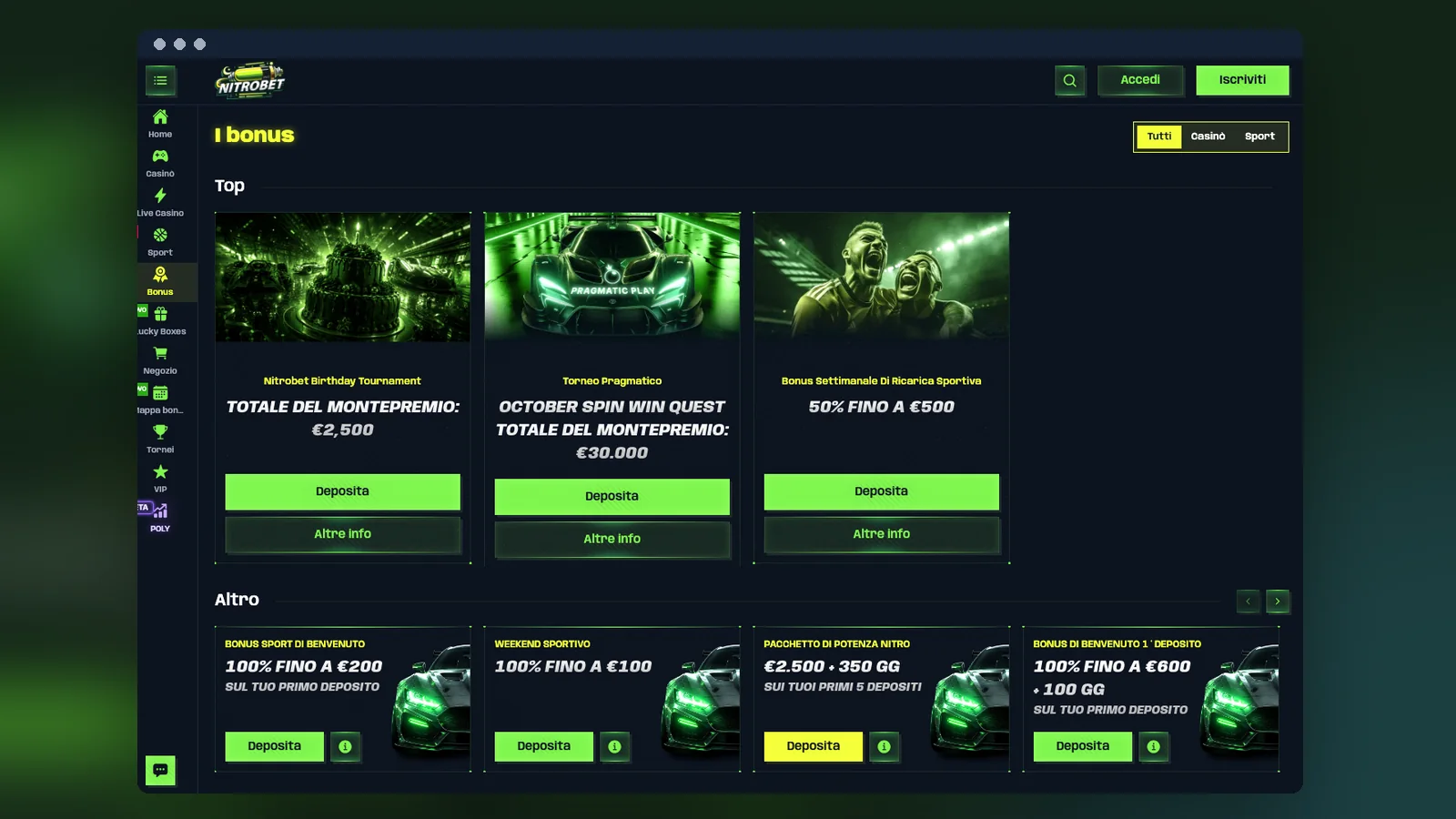 Nitrobet bonus